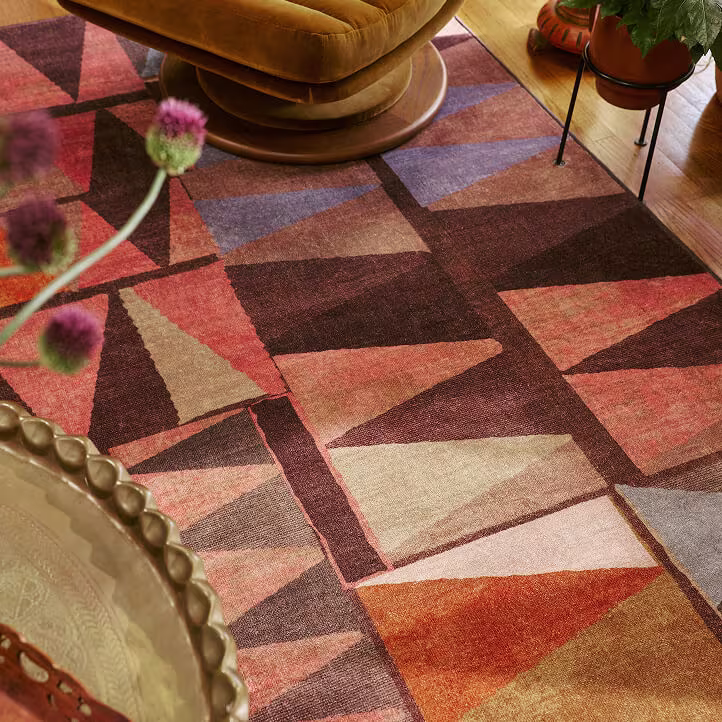 Ruggable Cadra Warm Brown Rug by Jungalow - Rugs in Their Natural Habitat (Desktop)