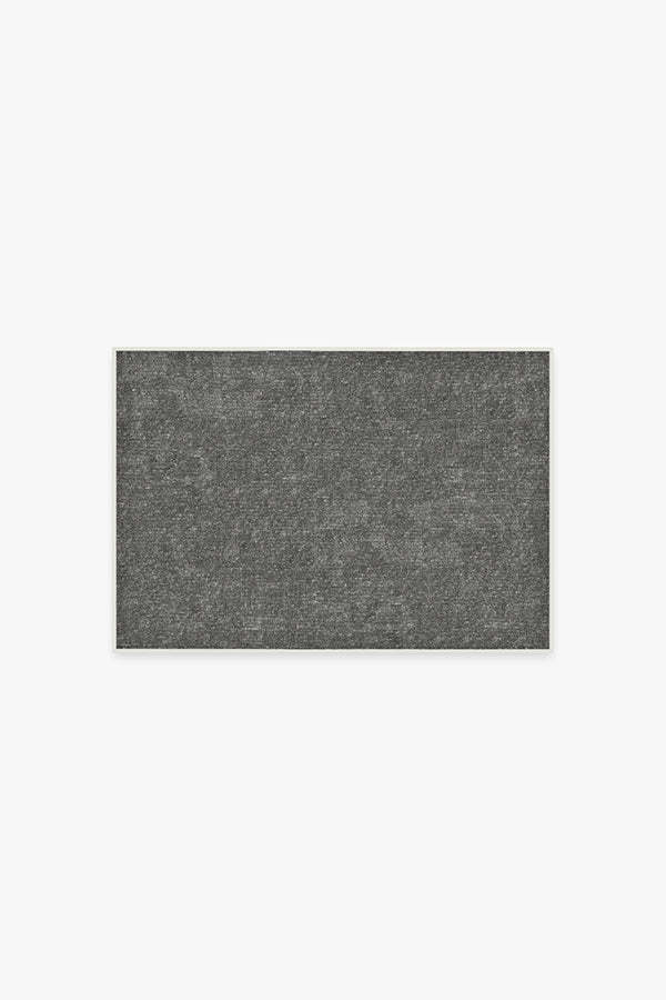 Solid Dark Grey Bath Mat