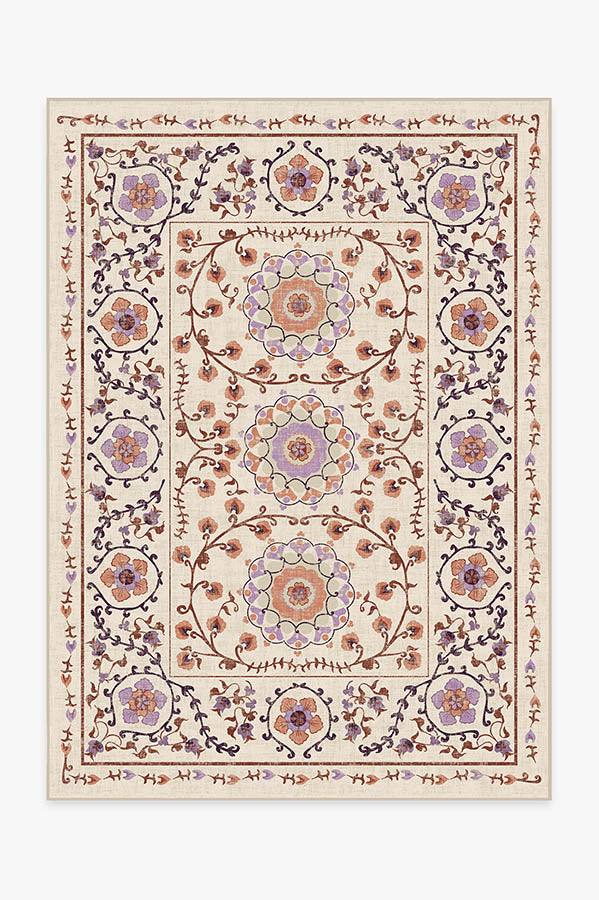 Suzani Purple Tufted Rug Ruggable