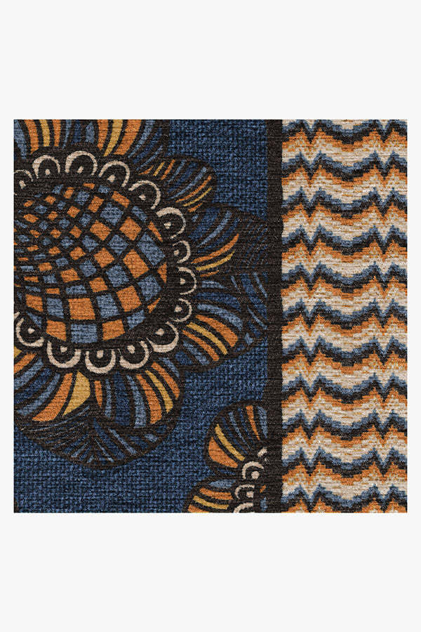 Anna Sui Retromania Daisy Golden Azure Rug