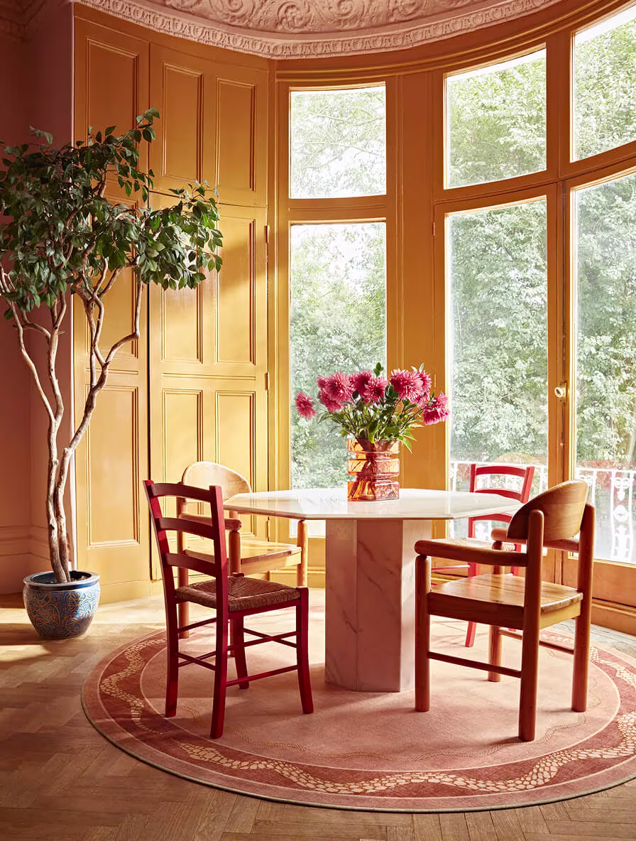 Matthew Williamson Serpent Border Coral Rug