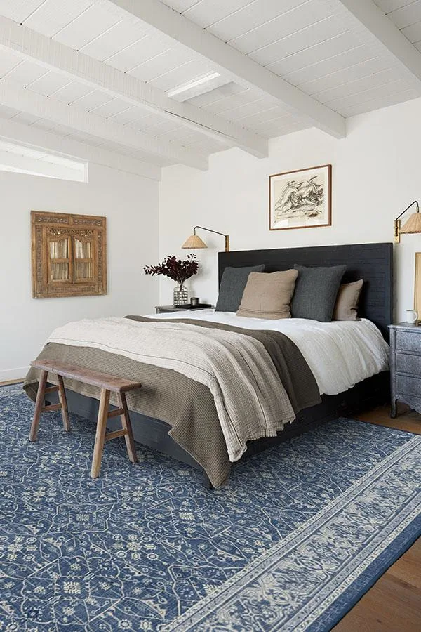 Liana Light Navy Rug Ruggable