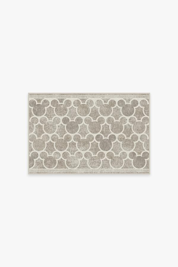 Mickey Trellis Ash Grey Rug | Ruggable