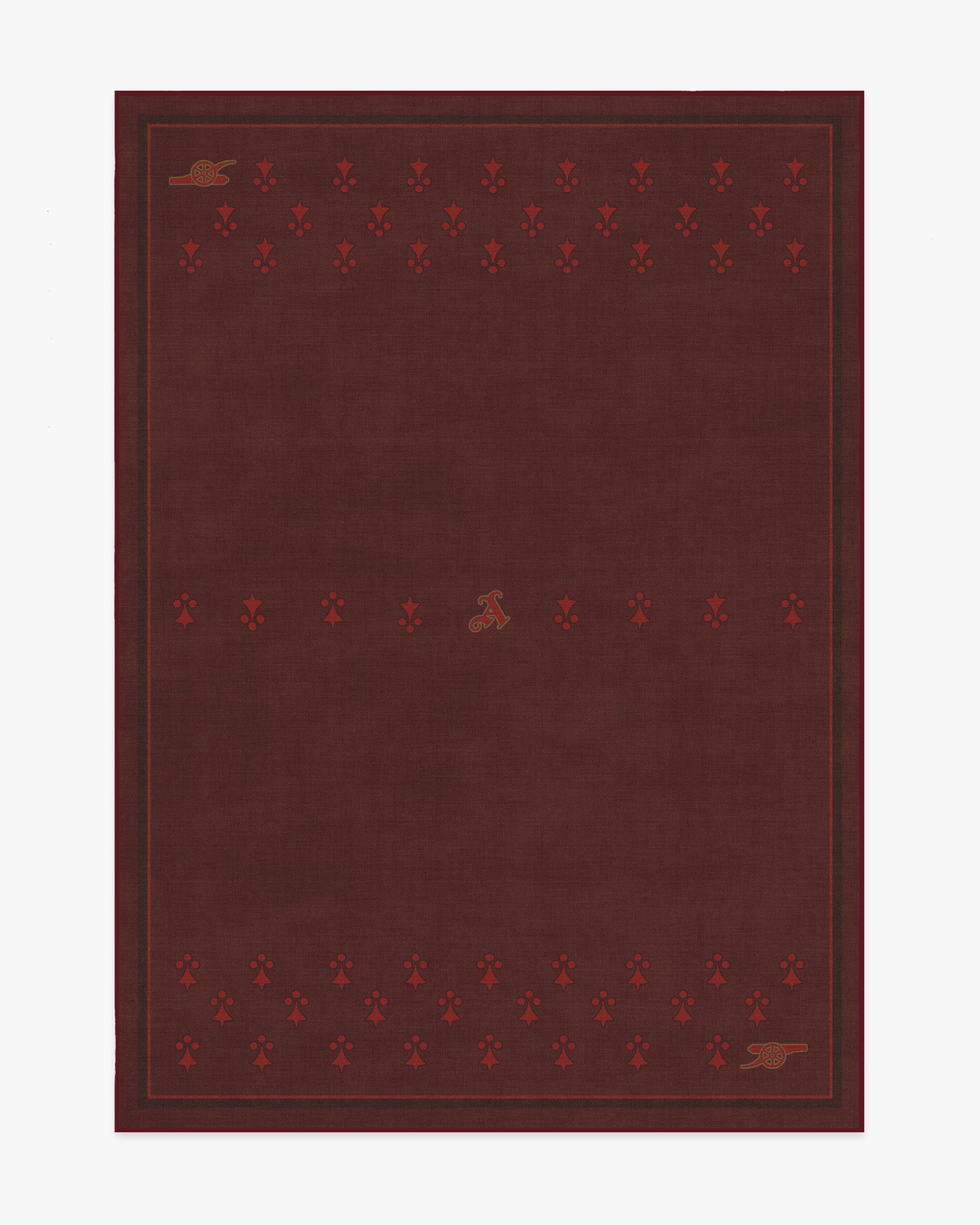 Arsenal Highbury Burgundy Tufted Rug | Ruggable