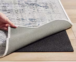 Cushioned rug pad getting peeled 