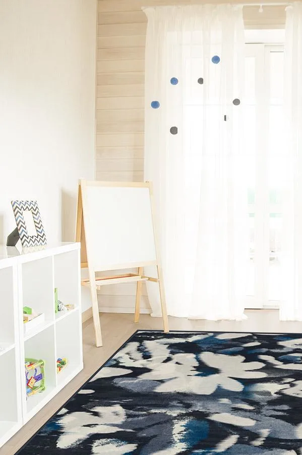 Kalina Blue Rug Ruggable