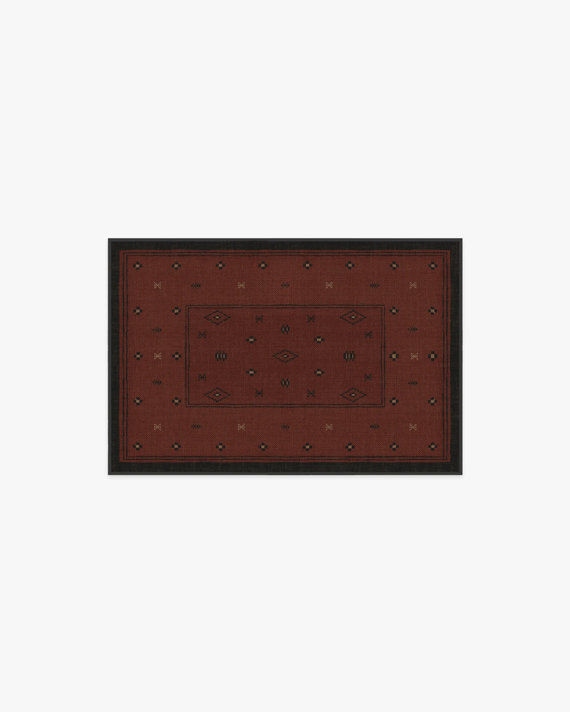 Alma Amber Red Rug Ruggable