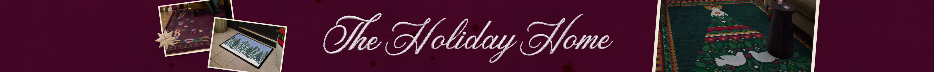 Ruggable The Holiday Home PLP Hero Banner for Desktop