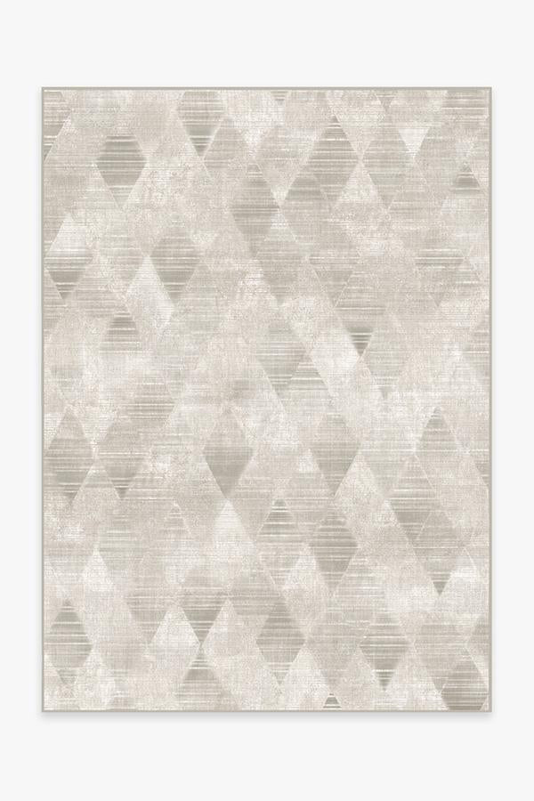 Watercolor Herringbone Cream Rug