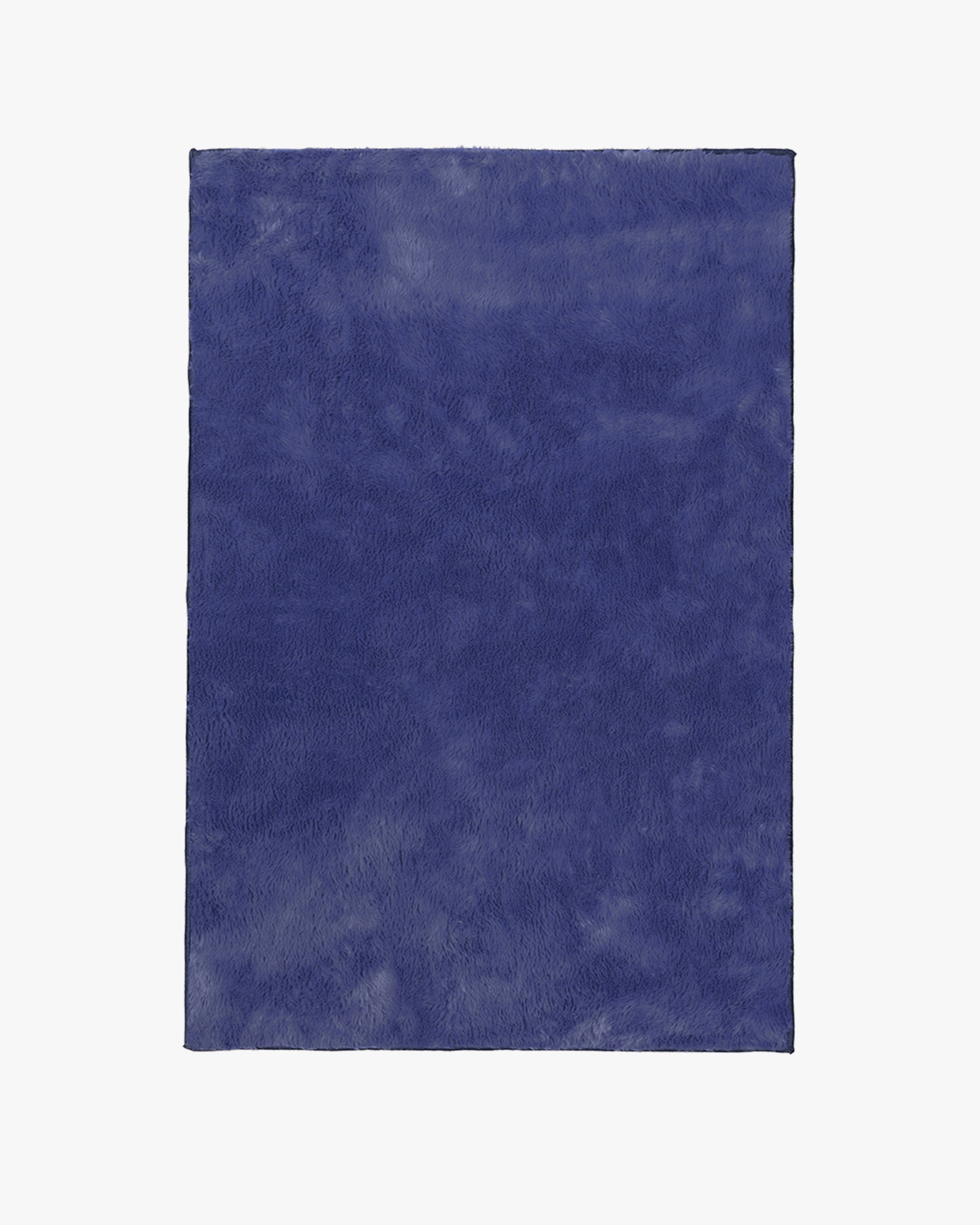 Azure Blue Plush Rug