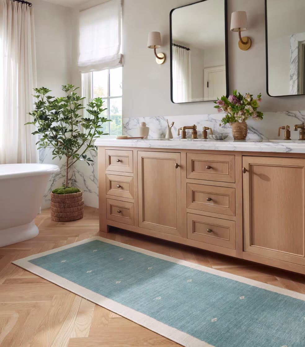 Ruggable x goop Luna Soft Teal Rug