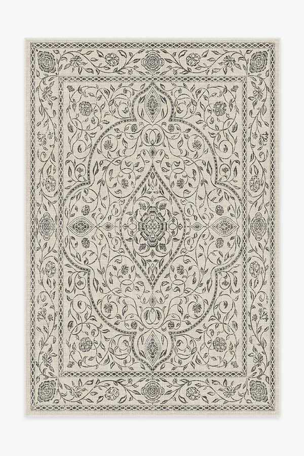 Vianna Black & Ivory Rug Ruggable