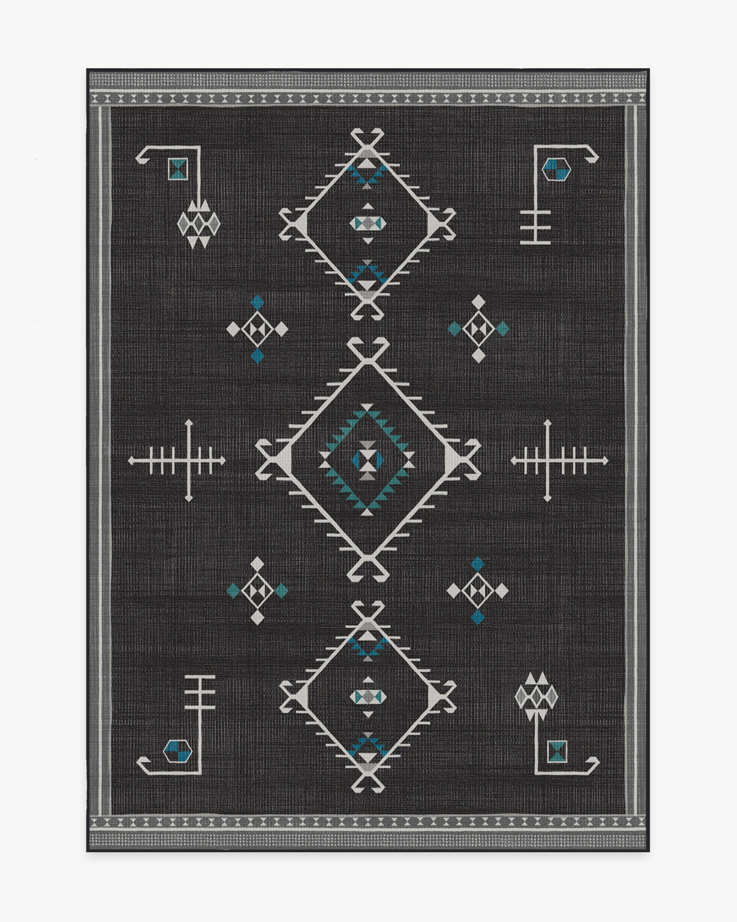 Damali Charcoal Tufted Rug Ruggable