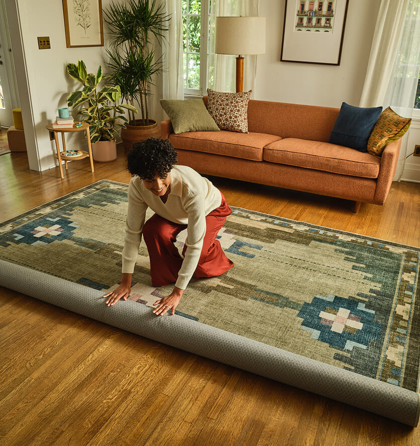 Marion Black & Ivory Rug by Nina Takesh | Ruggable US