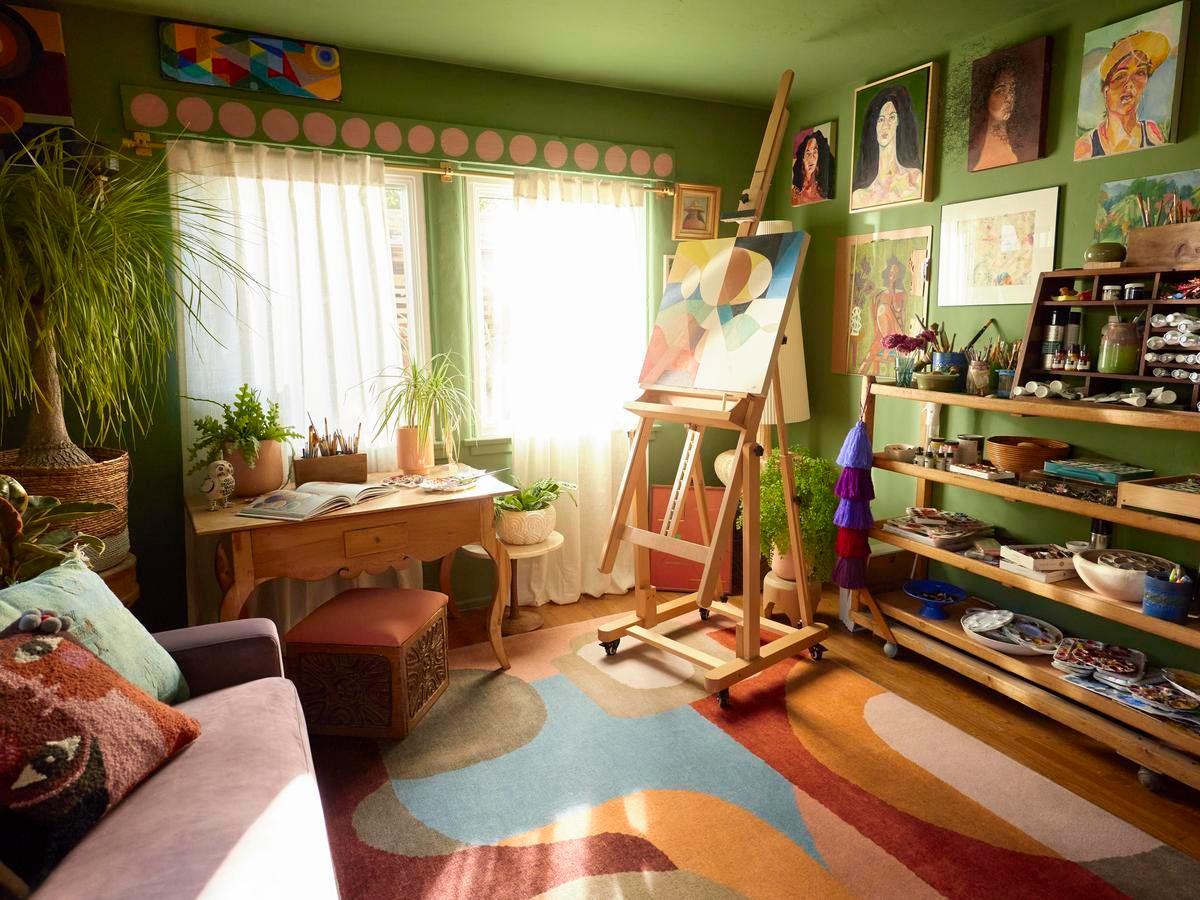 Make Your Home an Oasis of Creativity Like Justina Blakeney Ruggable