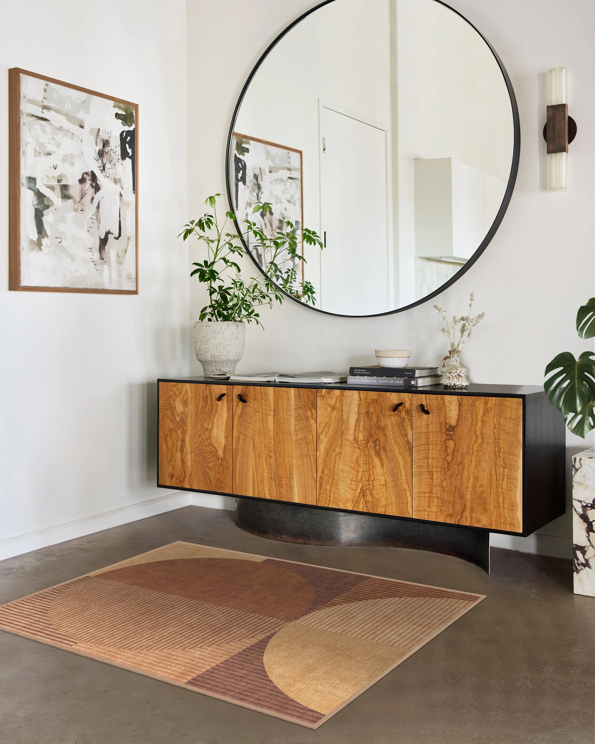 Harlow Copper & Brown Rug | Ruggable