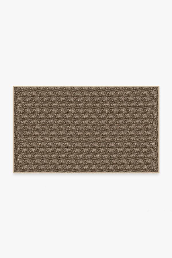 Burlap Solid Sand Re-Jute Rug