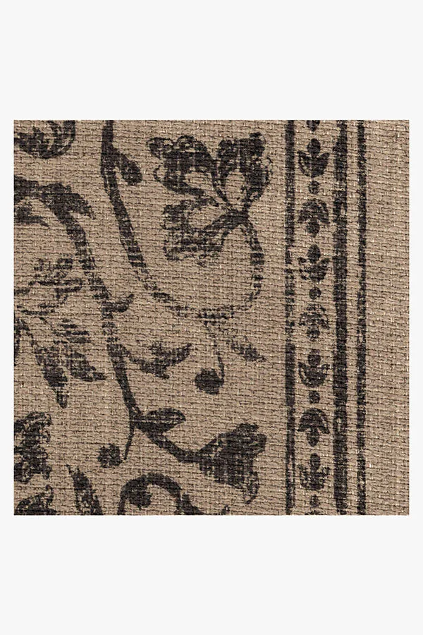 Florence Soft Black ReJute Rug Ruggable