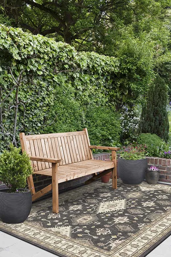 Outdoor Ranier Dark Wood Rug | Ruggable