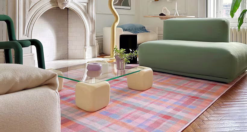 Ruggable Cora Multicolor Pink Rug