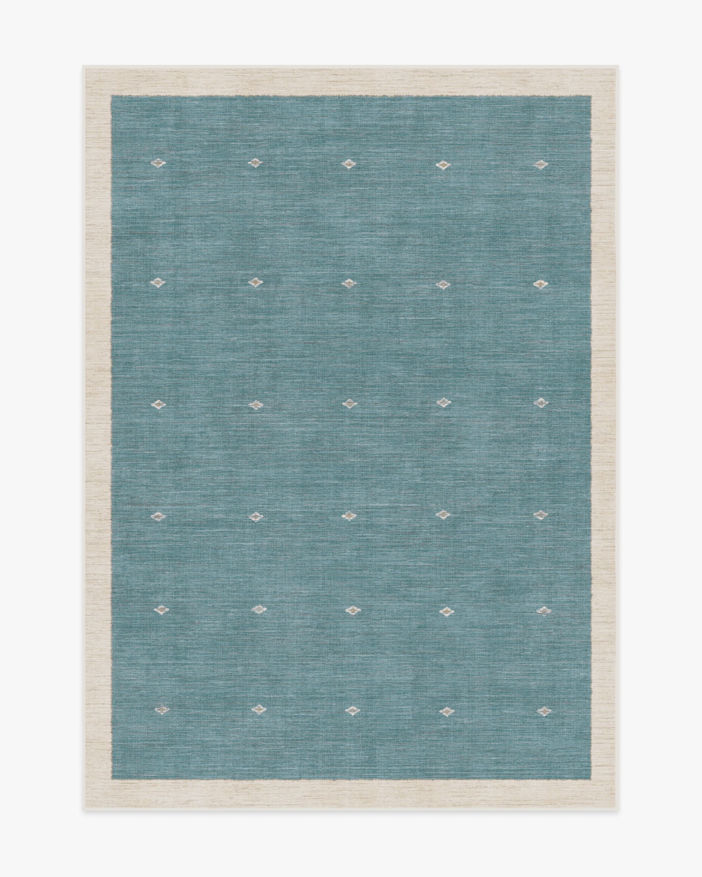 goop Luna Soft Teal Tufted Rug | Ruggable