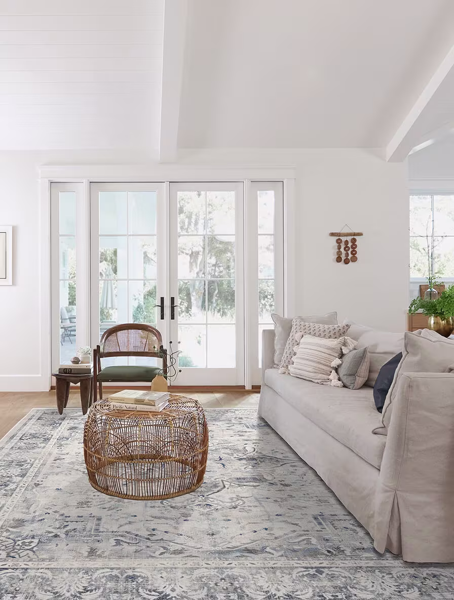 Sarrah Blue Quartz Tufted Rug