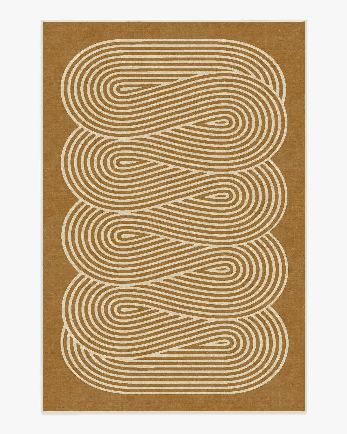 Jonathan Adler Ribbon Caramel Gold Tufted Rug Ruggable