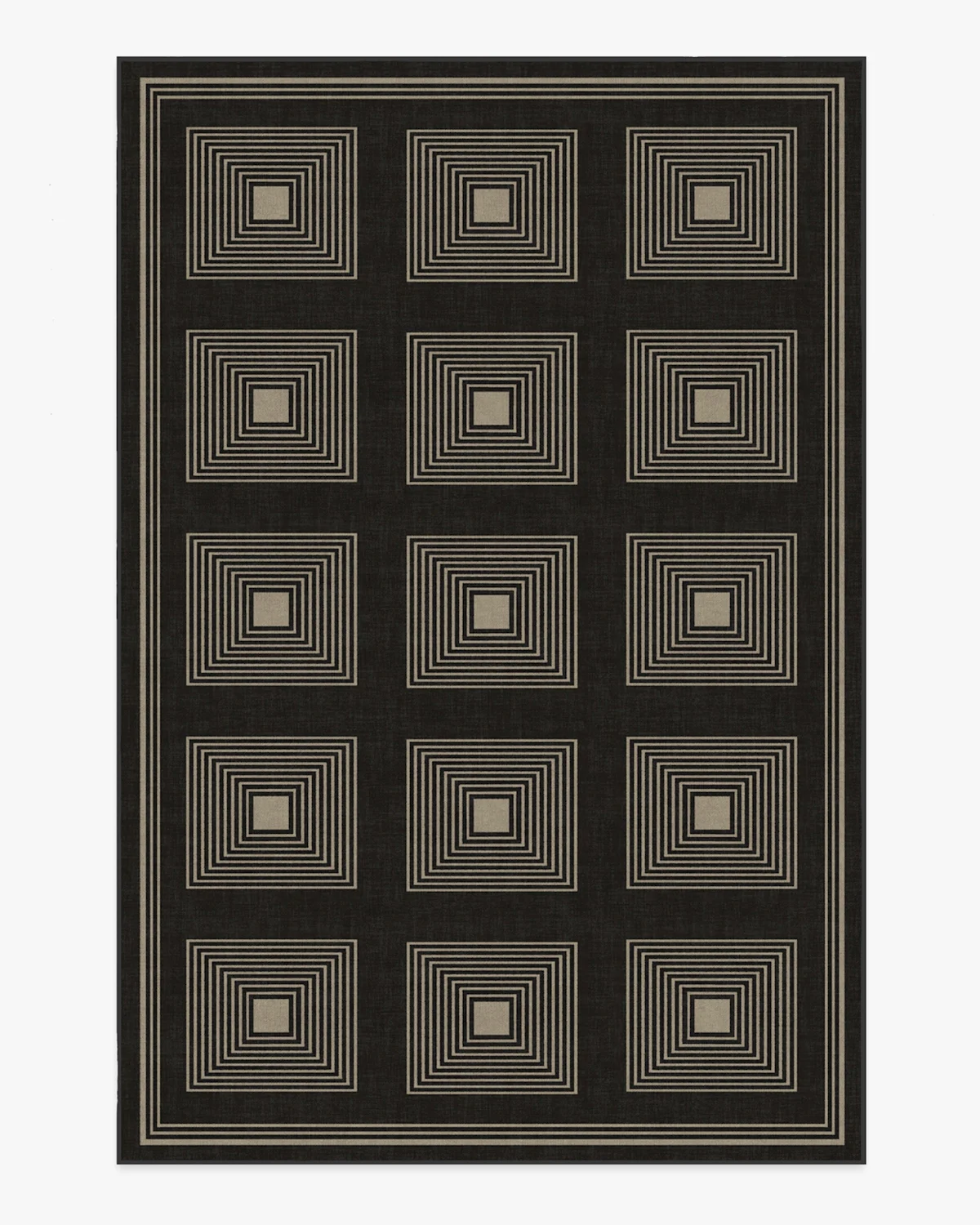 Jonathan Adler Matrix Black & Ivory Rug Ruggable