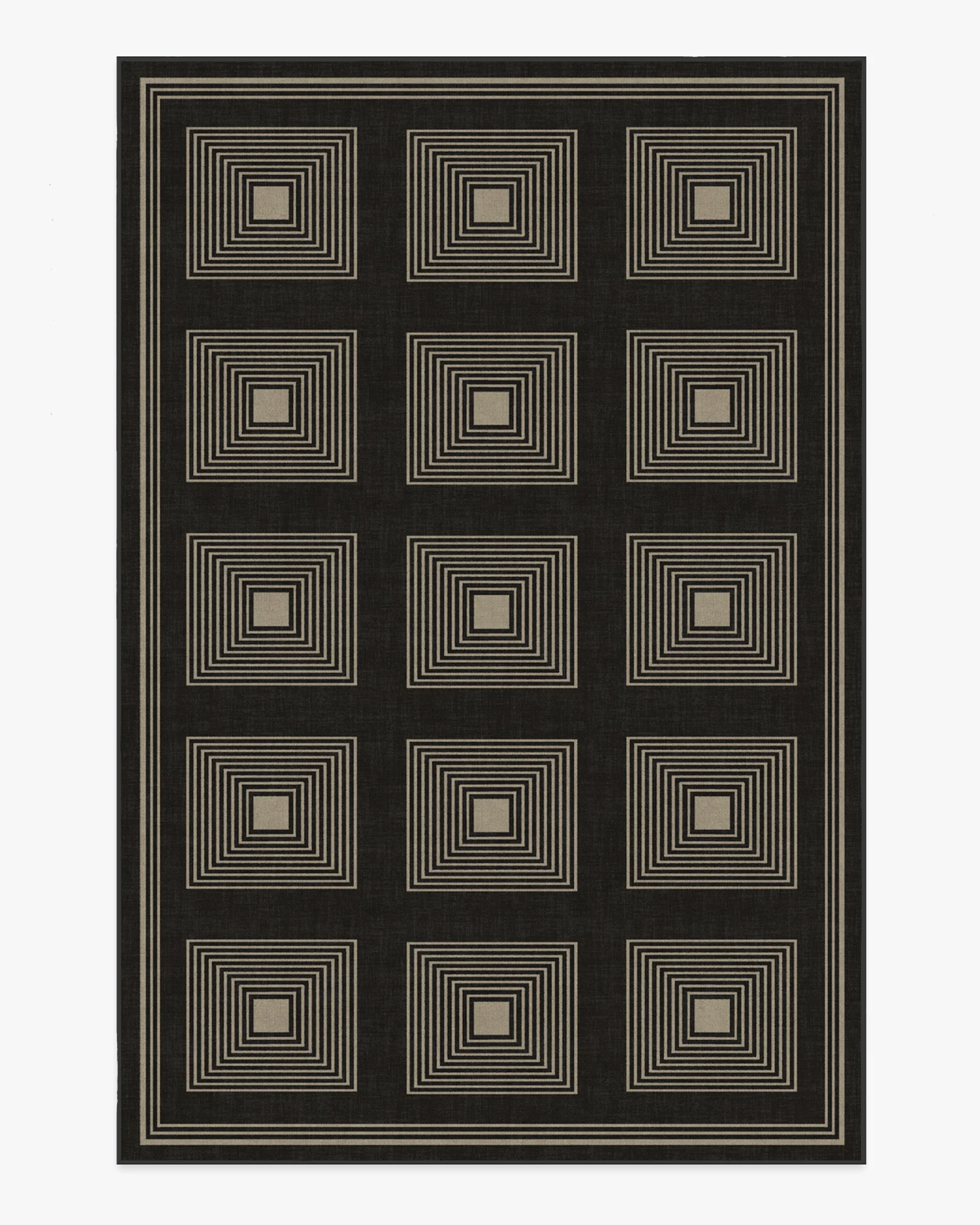 Jonathan Adler Matrix Black & Ivory Rug Ruggable