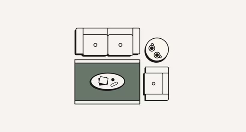 Ruggable 5'x7' Rugs Icon - Size Guide LP