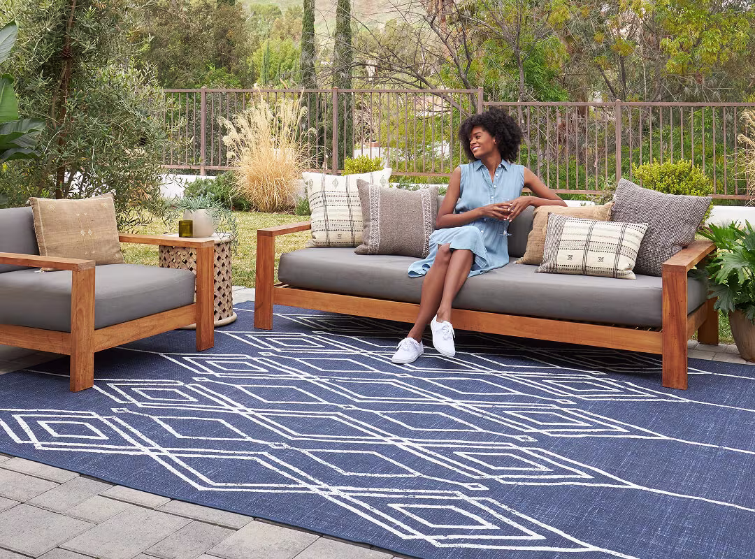 Outdoor Rug and furniture set