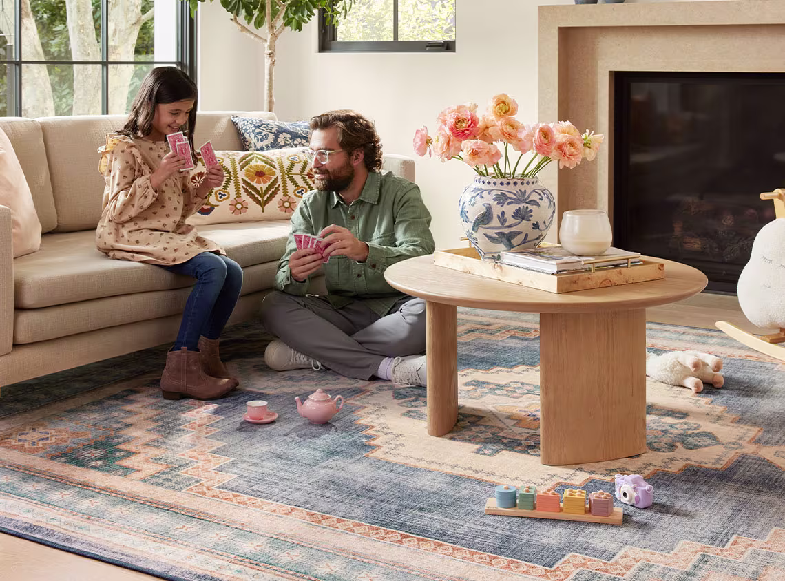 Rayne Soft Navy Rug - Picture 