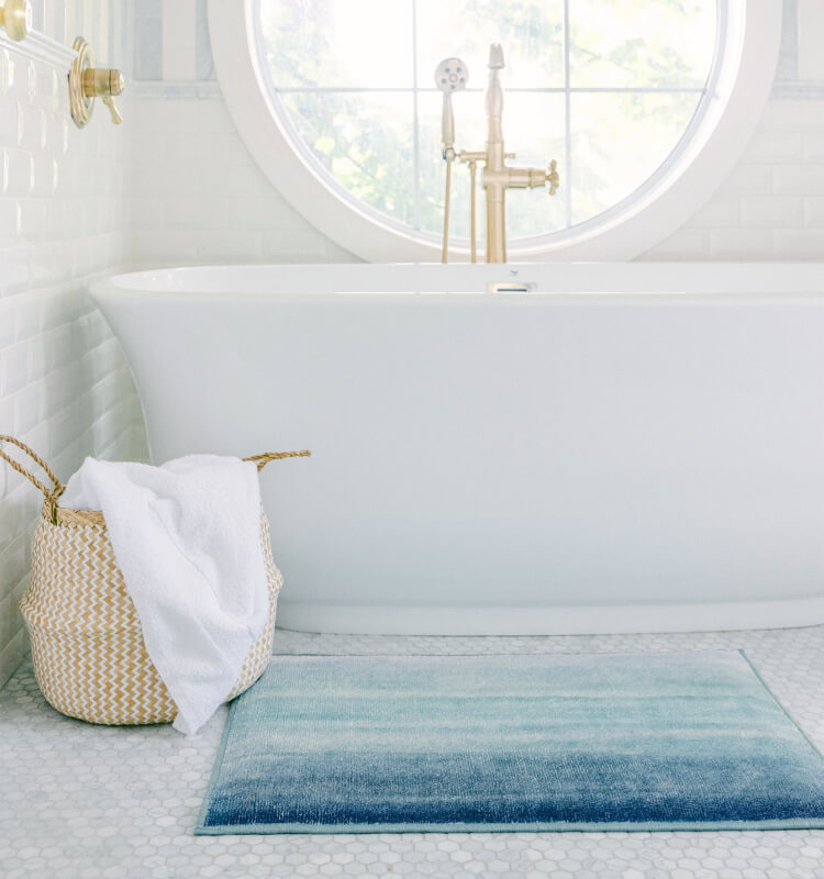 Bathroom Rugs, Bath Mats + Bathroom Rugs