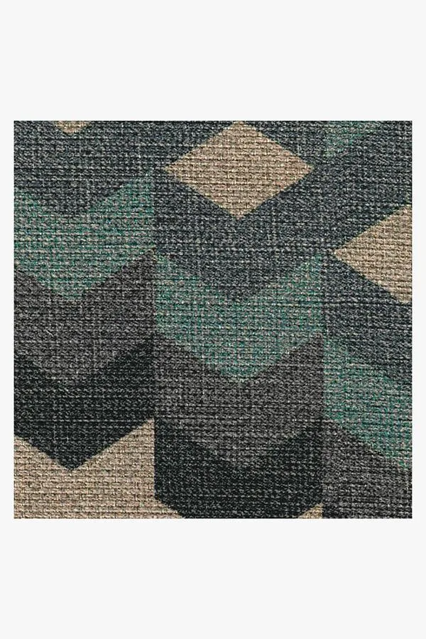 Kishale Lake Forest Blue ReJute Rug Ruggable