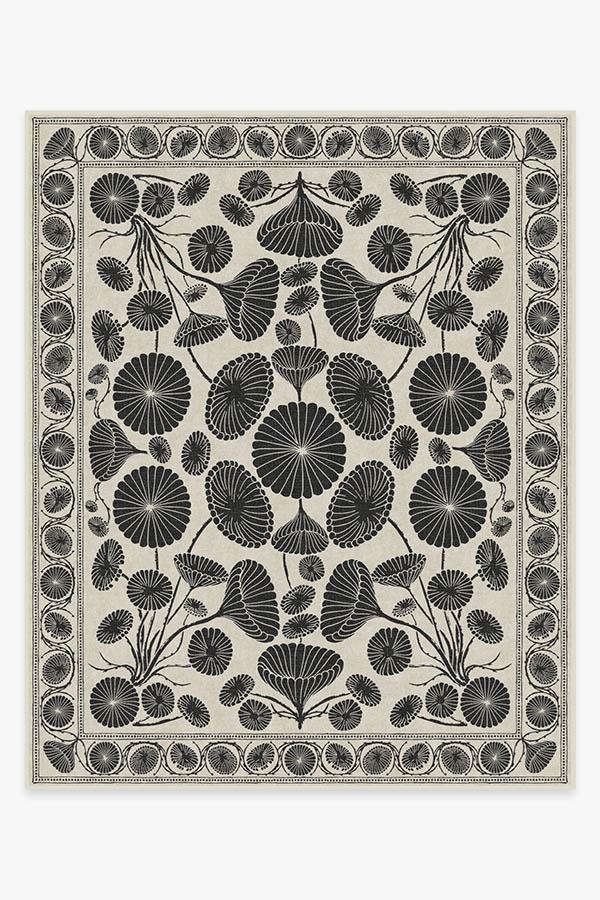 Cynthia Rowley Suzani White Rug Washable Rug Ruggable