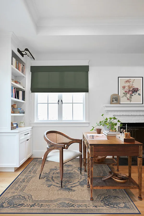 Fiore Natural Blue ReJute Rug Ruggable