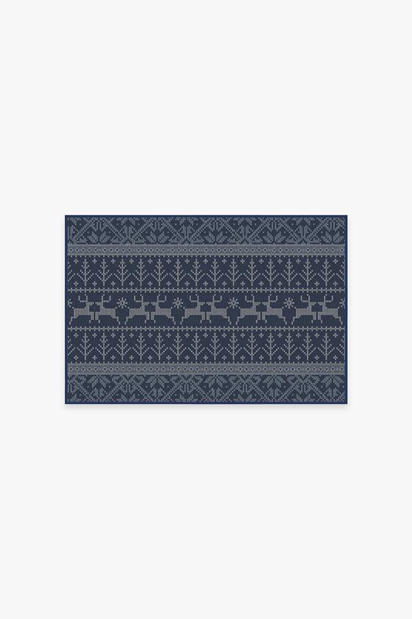 Fair Isle Blue Rug | Ruggable