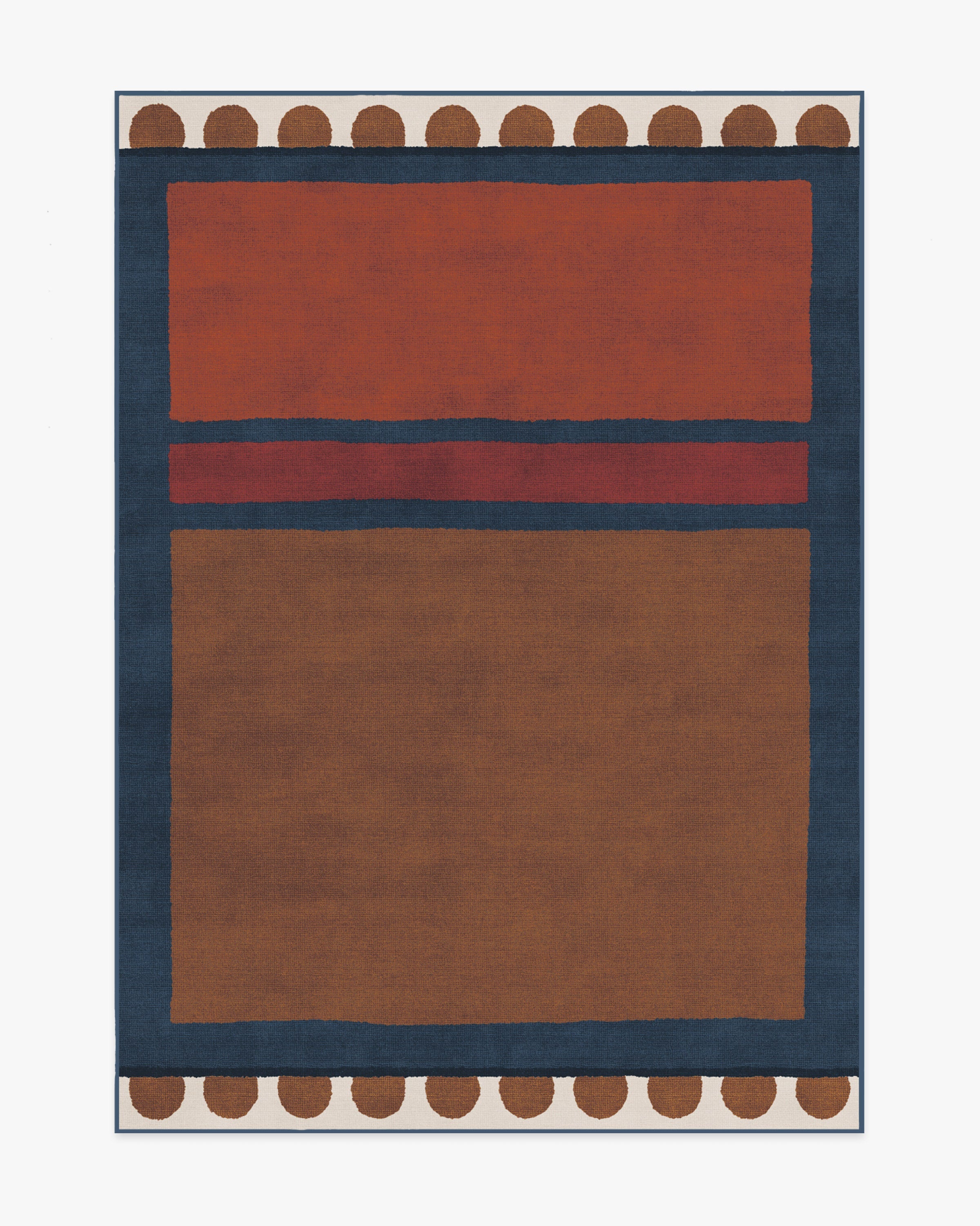 Justina Blakeney Nina Indigo & Rust Tufted Rug | Ruggable