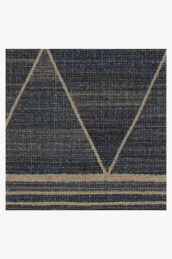 Harlequin Trellis Natural Navy ReJute Rug Ruggable
