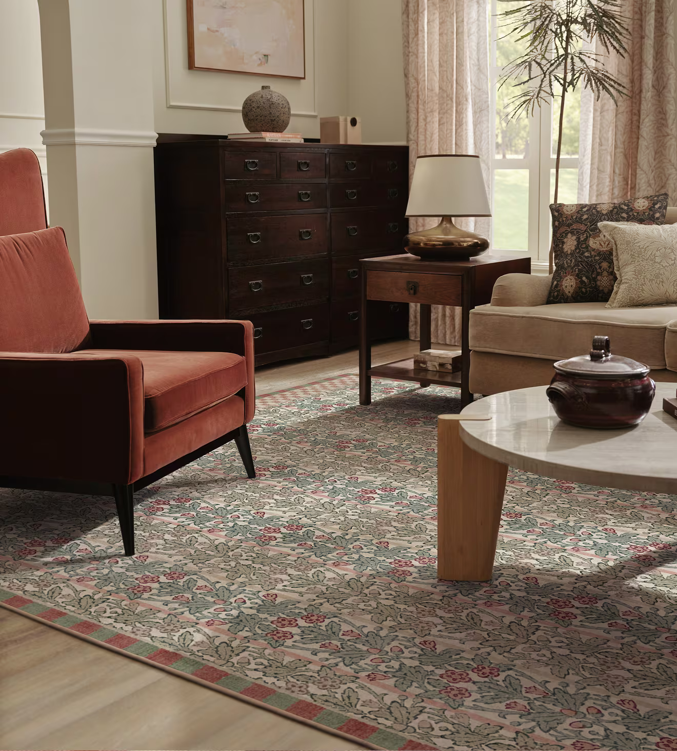 Ruggable x Morris & Co. - 2 Image Symmetrical