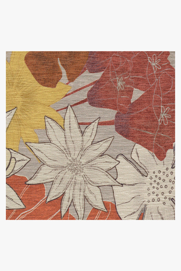 Nani Orange Cream Rug Ruggable