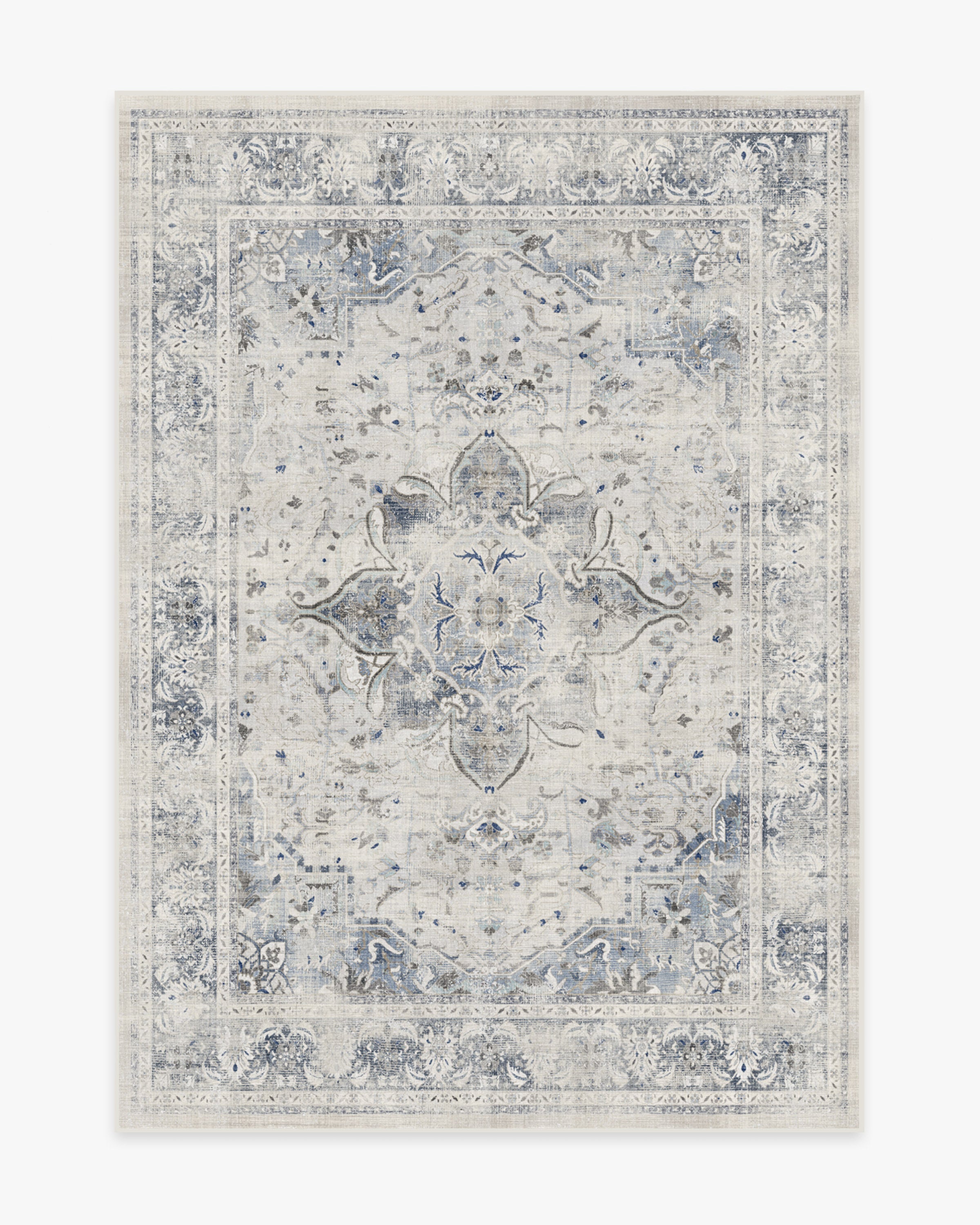 Sarrah Blue Quartz Rug | Ruggable 6'x9'