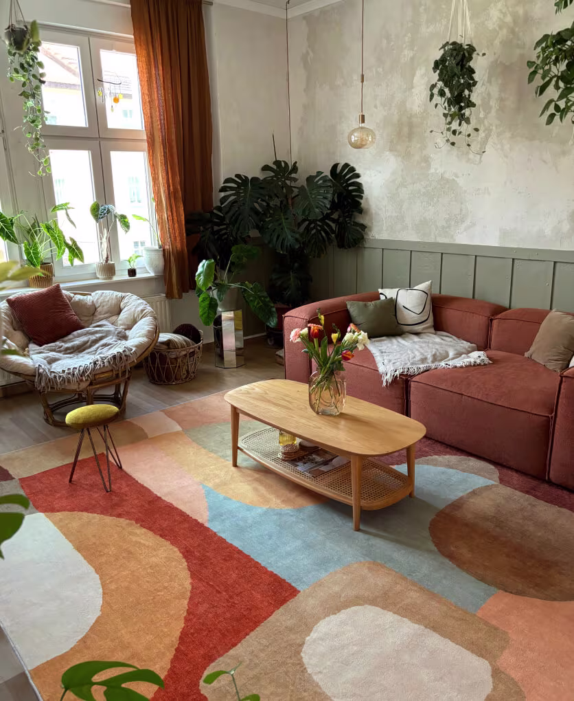 Ruggable x Justina Blakeney Sonia Terra & Sage Rug