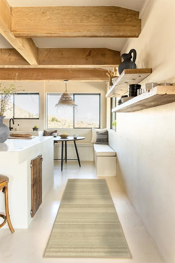 Solid Tonal Natural Rug Ruggable