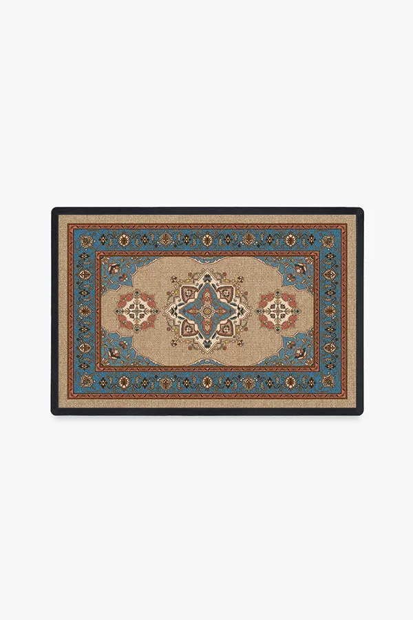 Colette Blue Copper Doormat Ruggable