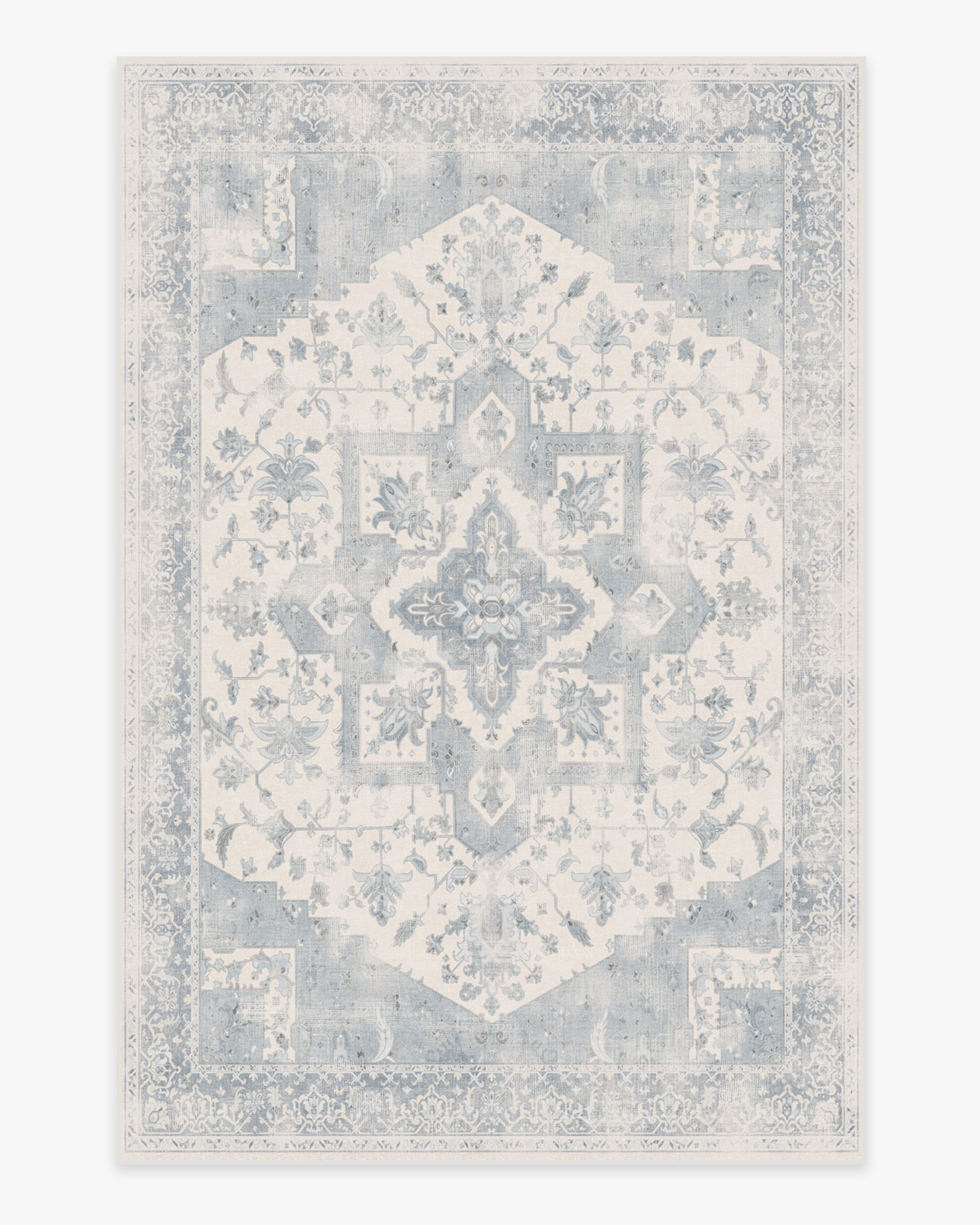 Kira Soft Blue Rug Ruggable