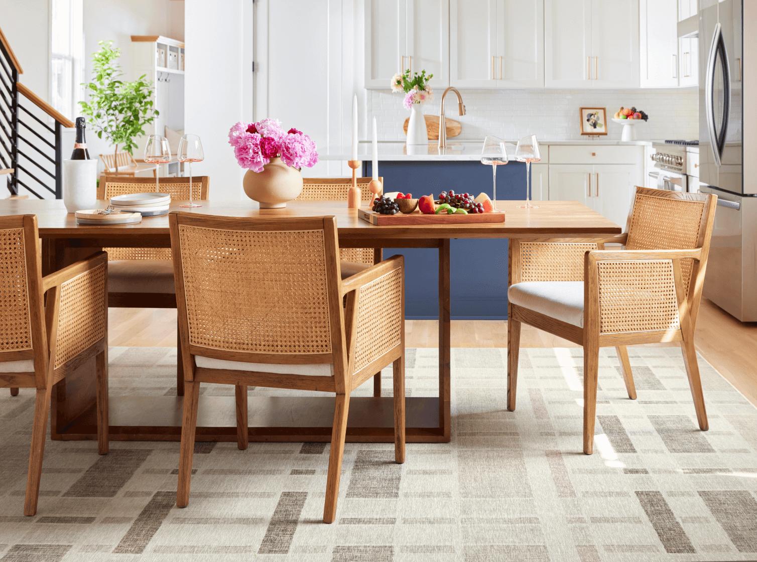 The Home Edit Miles Natural Rug Ruggable 