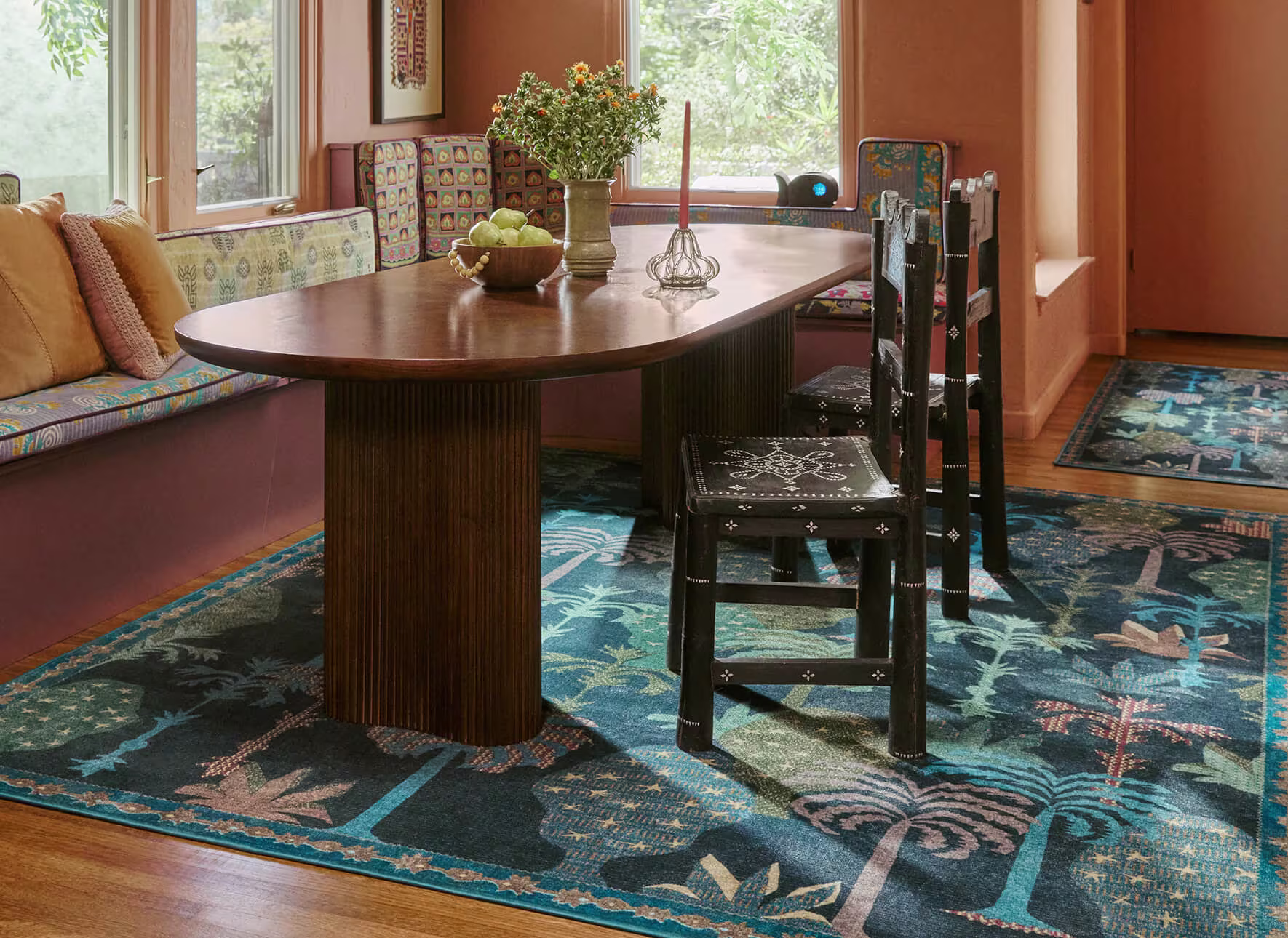 Ruggable Palmistry Midnight Rug by Jungalow - Rugs in Their Natural Habitat (Desktop)