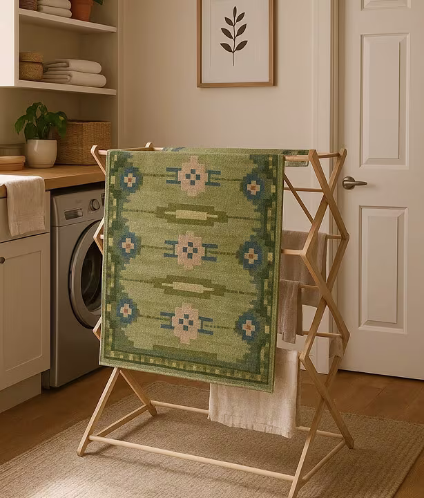 Ruggable Dry Thoroughly (Annika Green Rug)