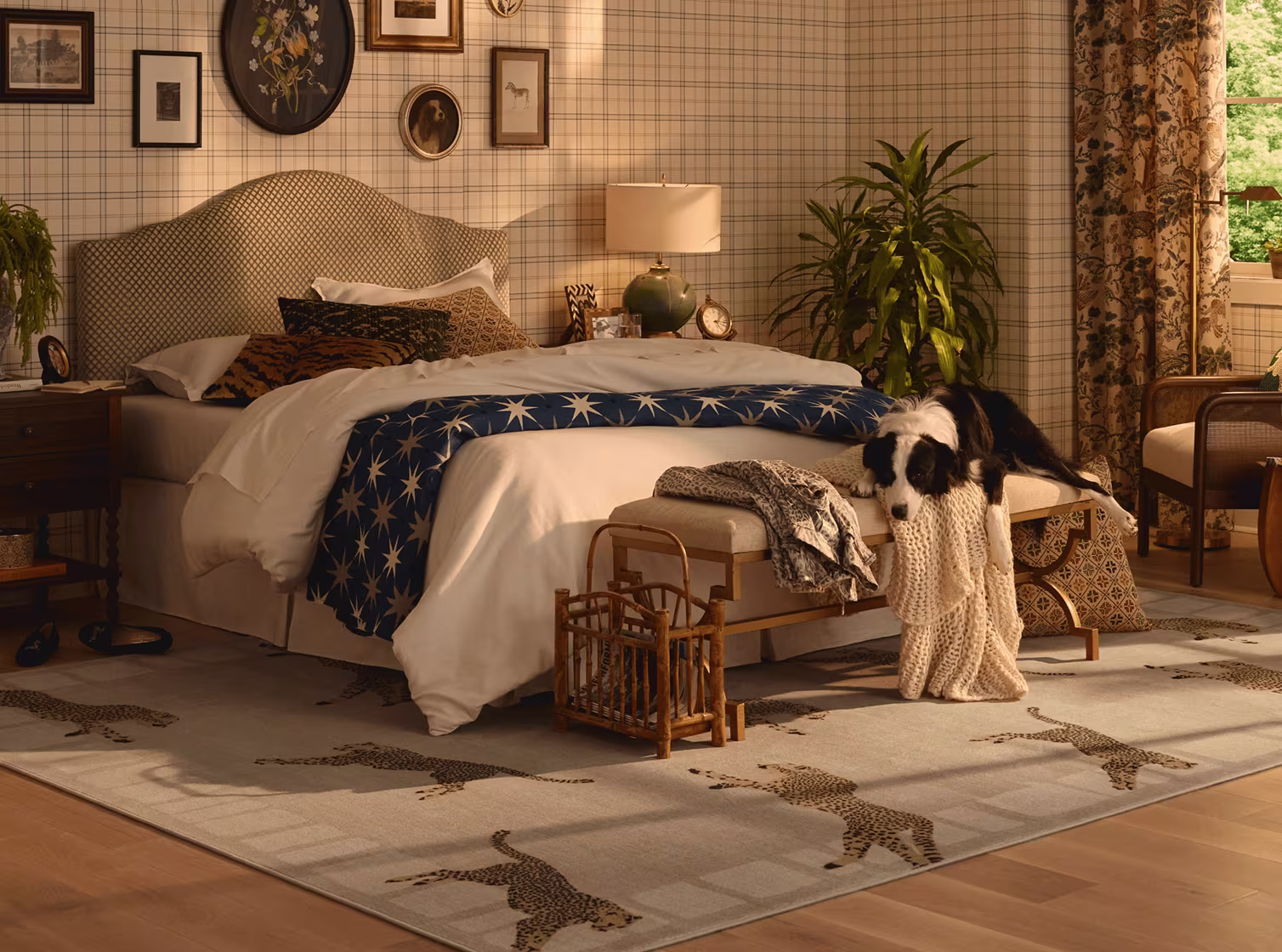Ruggable Leaping Cheetah Sand Rug by Scalamandré